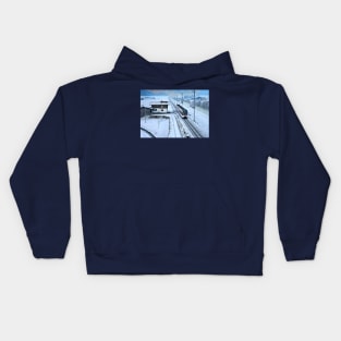 The train to Interlaken Kids Hoodie